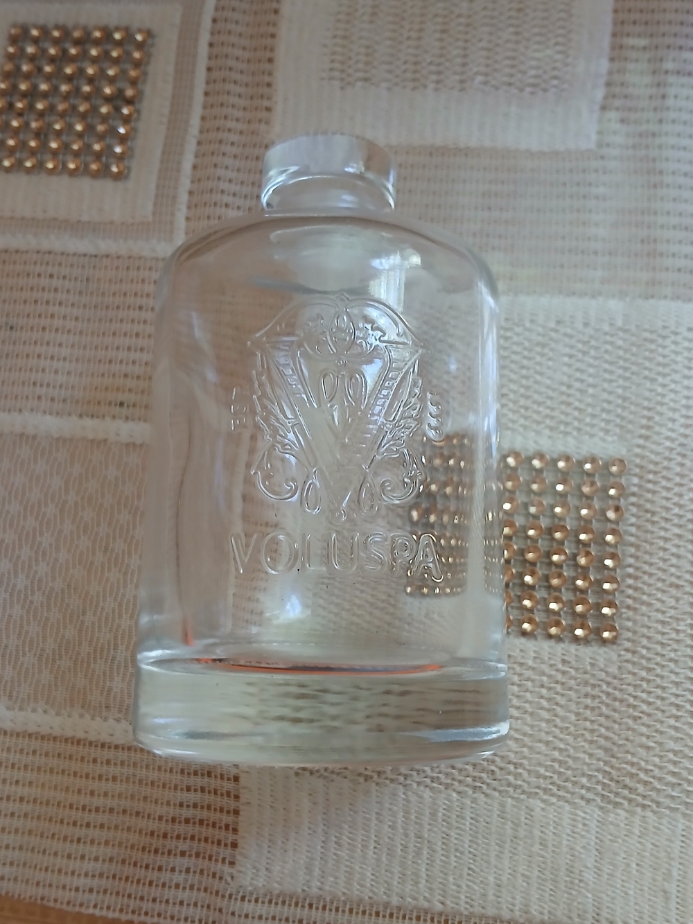 Voluspa Clear Glass Refillable Fragrance Bottle - Clear